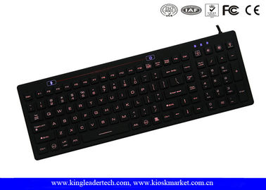 IP68 Backlit Silicone Keyboard Dengan On / Off Switch Fungsi Tombol