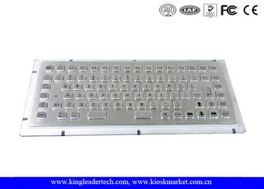 86 Keys Industri Mini Keyboard IP65 Debu-Bukti Dengan PS / 2 Atau USB Interface