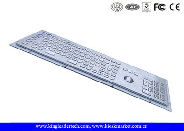 Kios Komputer Keyboard Logam Komputer Dengan Panel Mount Function Keys