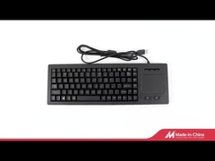 Keyboard plastik industri dengan touchpad
