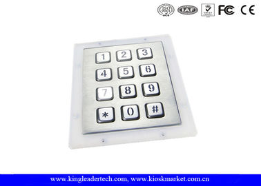 Beli 3x4 Matrix Metal Numeric Keypad 12 Backlit SS Keys Panel Mount online manufacture