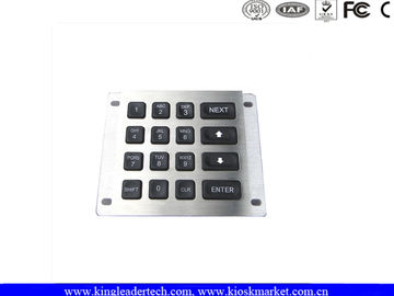 Beli Waterproof keypad numerik diterangi, Panel gunung keypad dengan 16 tombol back-lit MKP100-1 online manufacture