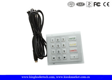 Beli Keypad Numerik Industri Logam RS232 Stainless Steel 16 Kunci Untuk Kios online manufacture