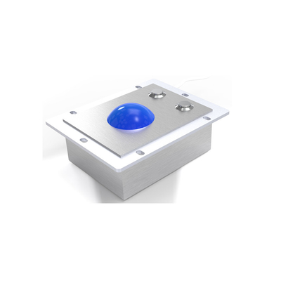 Beli Panel Mount Trackball Kasar Antarmuka USB PS2 Mouse Trackball Industri online manufacture