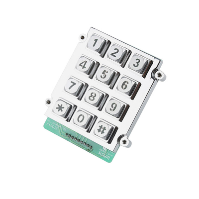 Beli 12 Key Vandalproof IP65 Backlit Numeric Keypad Zinc Alloy Matrix Untuk Lingkungan Gelap online manufacture