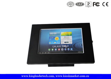 Beli Matt Black Ipad Kiosk Stand Enclosure Tablet Kios Tanpa Halangan Untuk Samsung online manufacture