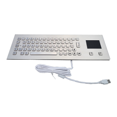 Beli IP65 Panelmount Waterproof Vandal-proof Stainless Steel Industrial Computer Keyboard Dengan Touchpad Untuk Lingkungan Kekerasan online manufacture