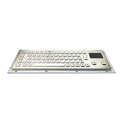 Beli Rugged Compact IP65 Waterproof Vandal-proof Stainless Steel Industrial Military Kiosk Keyboard Dengan Touchpad online manufacture