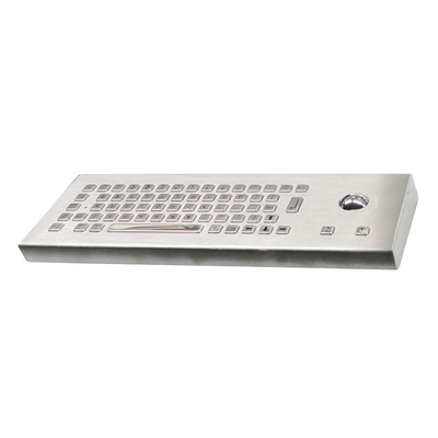 Beli Desktop Industri Karat Keyboard Logam Baja Ringan Dengan Optik Trackball Mouse online manufacture