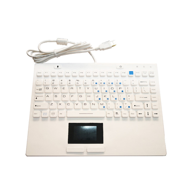 Beli Keyboard Karet Silikon USB bersertifikat IP68 FCC CE RoHS dengan touchpad untuk lingkungan medis atau keras online manufacture