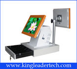 Red POS / Cash Register Touch Terminal , LCD TFT Monitor Touchscreen 15