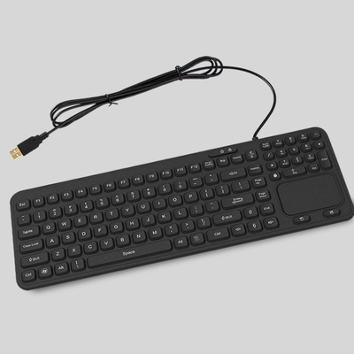 Beli IP68 Cuci Keyboard Medis Industri Backlit Dengan Tombol Fungsi, Numerica Keypad Dan Touchpad online manufacture