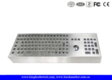 Beli Keyboard Industri Mesin Dengan Trackball Desktop IP68 EMC USB online manufacture