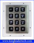 Rugged IP65 Waterproof Backlit Metal Numeric Keypad For Low-Lit Environment In 3x4 Matrix