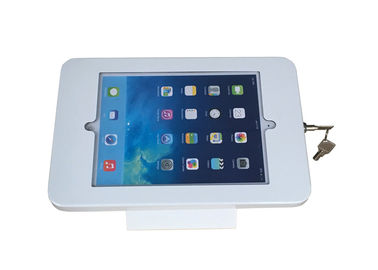Beli Logam Baja Ipad Enclosure Kiosk Berdiri Wall / Table Mounting Dengan Lock / Key online manufacture