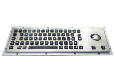 Beli Splash Resistant Stainless Steel Keyboard 64 Tombol Illuminated Dengan Trackball / Backlit online manufacture