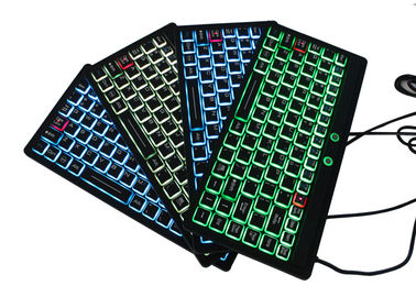 Beli IP68 Keyboard Silikon Sepenuhnya Disegel Antarmuka USB Ukuran Mini Dengan Lampu Latar Terang online manufacture