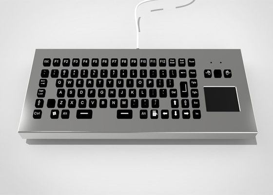 Beli Backlit USB PS/2 Keyboard Metal Desktop Rugged Dengan Tombol Fungsi dan Touchpad online manufacture