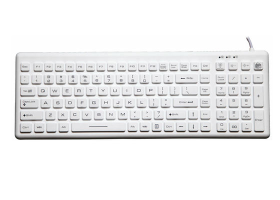 Beli IP68 Medical Sealed Keyboard USB 110 Keys Dengan Tombol Backlight ON OFF online manufacture