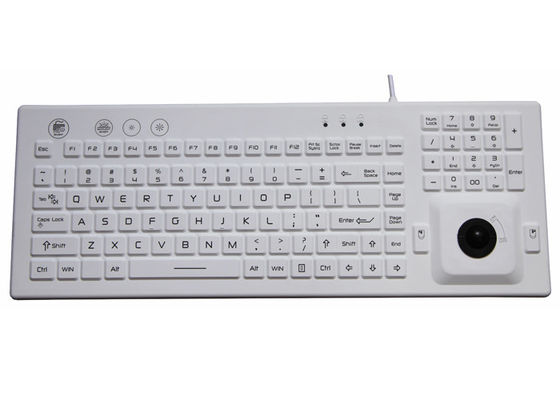 Beli IEC 60512-4 106 Tombol Keyboard Mekanik Tahan Air 100mA PS2 Dengan Trackball online manufacture