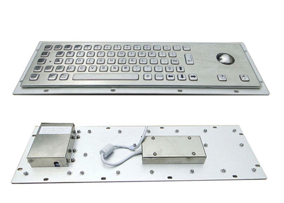 Beli 20mA Brushed Metal Industrial Keyboard 64 Tombol Panel Mount online manufacture