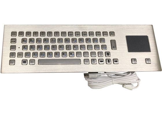 Beli Tata Letak Disesuaikan Keyboard Logam Industri Brushed SS Untuk Kios online manufacture