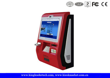 Beli Layar Sentuh Disesuaikan Dinding Kiosk Dengan Logam Keypad Dan akseptor Cash online manufacture