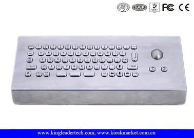 Beli Keyboard Industri USB Stainless Steel Disikat Dengan Trackball online manufacture