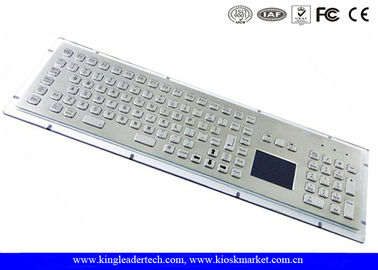 Beli Fn Key Dan Nomor Keypad Debu-Bukti Industrial Keyboard Dengan Touchpad Cair-Bukti Dalam PS / 2 Atau USB Interface online manufacture