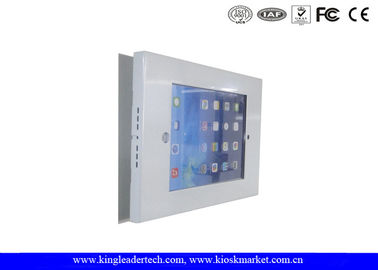 Beli Wall Mounted Rugged Logam Ipad Kios Lampiran Dengan Slim Hitam Bracket Untuk Ipad 3/2/4 / AIR online manufacture