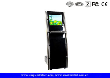 Beli Informasi ruang Menyimpan Standard Touch Screen Kiosk Dengan Logam Kios Keyboard Dan Trackball online manufacture