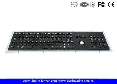 Beli Waterproof Black Metal Panel Mount Keyboard Dengan Trackball, Tombol Fungsi Dan Nomor Keypad online manufacture