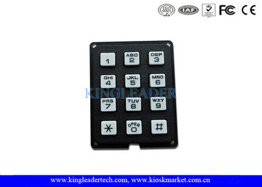 Beli Keypad Numerik Industri Plastik Kasar 12 Tombol Untuk Sistem Kontrol Akses online manufacture