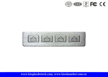 Beli IP65 Metal Industrial Numeric Keypad Dust Proof Dengan 4 Tombol Logam Perjalanan Pendek online manufacture