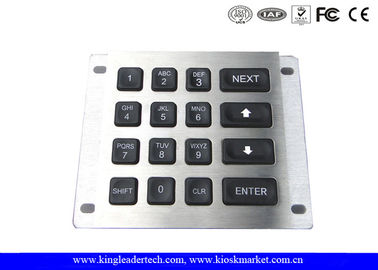 Beli 16 Keys Led Illuminated Blacklit Logam Keypad Dengan IP65 Nilai Untuk Panel Mount online manufacture