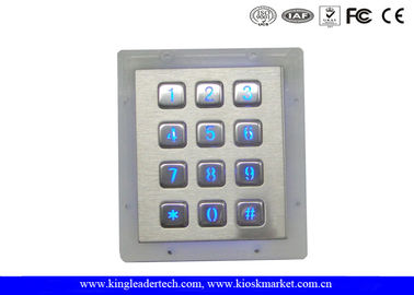 Beli Panel Mount Numeric Backlit Logam Keypad Dengan 12 Illuminated Keys Untuk Access Control System online manufacture