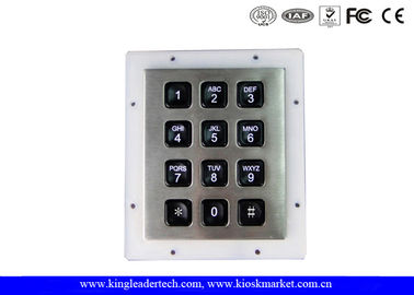 Beli Rugged IP65 Waterproof Backlit Logam Numeric Keypad Untuk Low-Lit Lingkungan Dalam 3x4 Matrix online manufacture