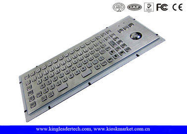 Beli IP65 Rated Stainless Steel Industri Komputer Kios Keyboard Dengan Trackball online manufacture