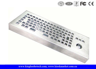 Beli Vandalisme Industri Komputer Desktop Logam Keyboard Dengan Trackball online manufacture