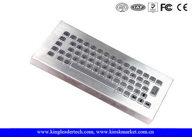 Beli Disikat Stainless Steel Industri Desktop Keyboard, IP65 Logam Keyboard online manufacture