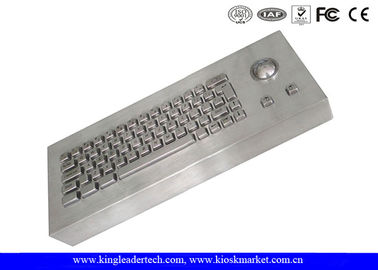 Beli 63 Keys Industri tahan debu Keyboard Desktop Dengan 304 Stainless Steel Trackball online manufacture