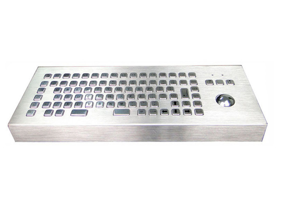 Beli Keyboard Komputer Industri Logam Bukti Debu Dengan Tombol Trackball 86 online manufacture