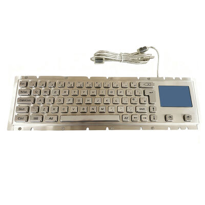 Cherry Keyswitch Waterproof Vandal-proof Panel-mount Industrial Keyboard Dengan Touchpad