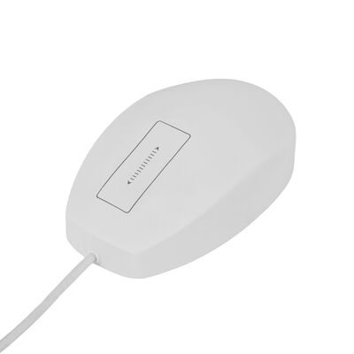 Mouse Laser Ergonomis Berukuran Kecil, Bergaya, Ramping, Tahan Air IP68 yang Terbuat dari Silikon dan Terintegrasi dengan Scroll Pad