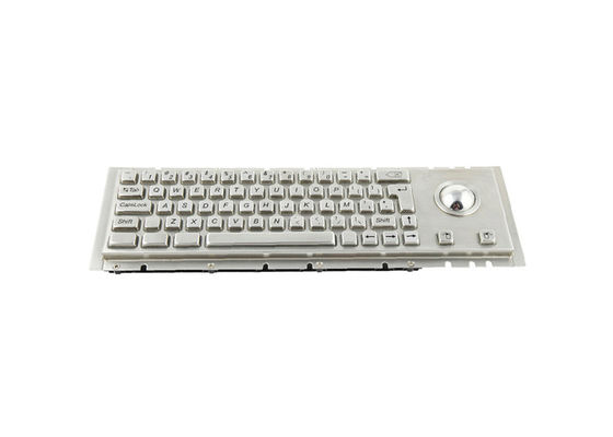 Cherry Keyswitch Waterproof Vandal-proof Panel-mount Keyboard Industri Dengan Trackball