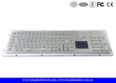 IP65 Rugged Kiosk Metal Industrial Keyboard With Touchpad Function Keys And Number Keypad